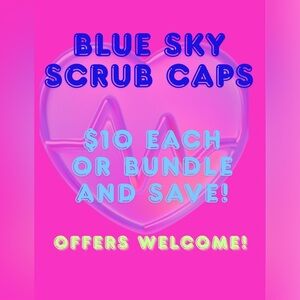 Blue Sky Scrub Caps - style Poppy